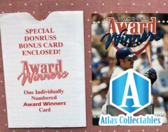 Mike Piazza 1993 Donruss Award Winner Jumbo Baseball Card /10000